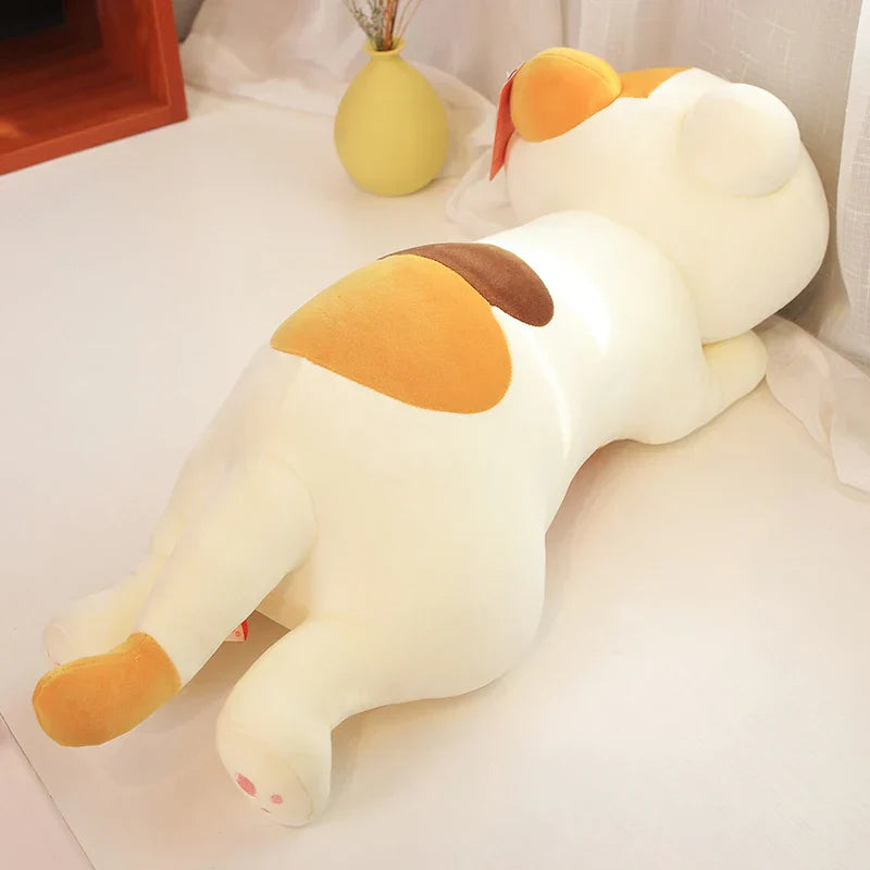 Peluche Chat Gingembre à Pois pour Enfants et Collectionneurs