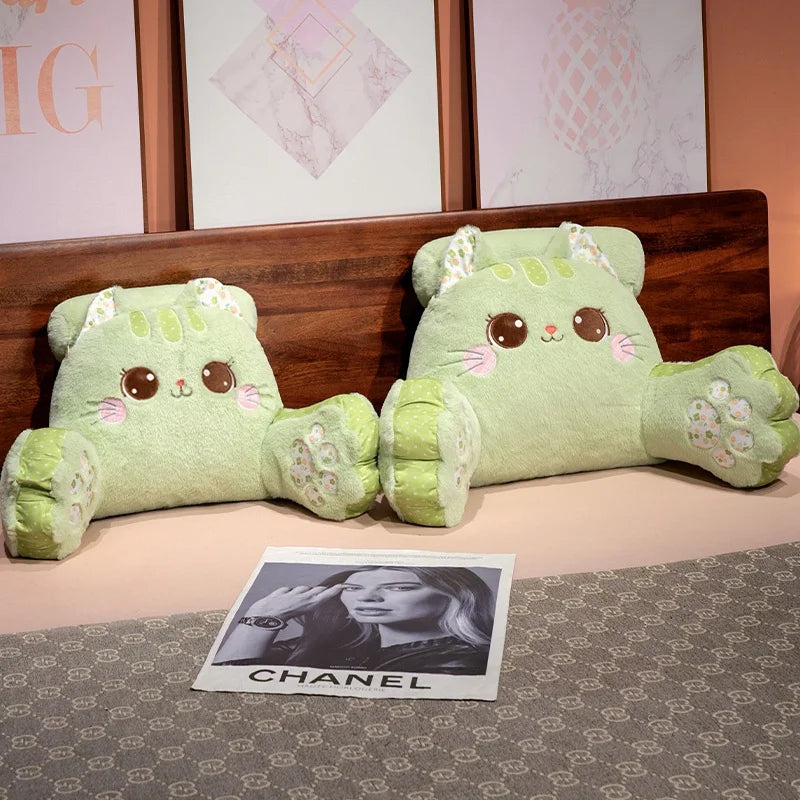 Coussin Kawaii Chat Peluche Décoration Chambre Enfants