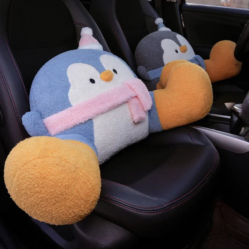 Coussin de soutien dorsal Pingouin pour enfant et canapé
