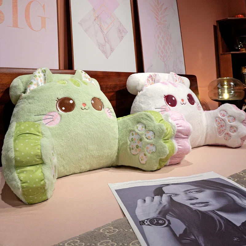 Coussin Kawaii Chat Peluche Décoration Chambre Enfants