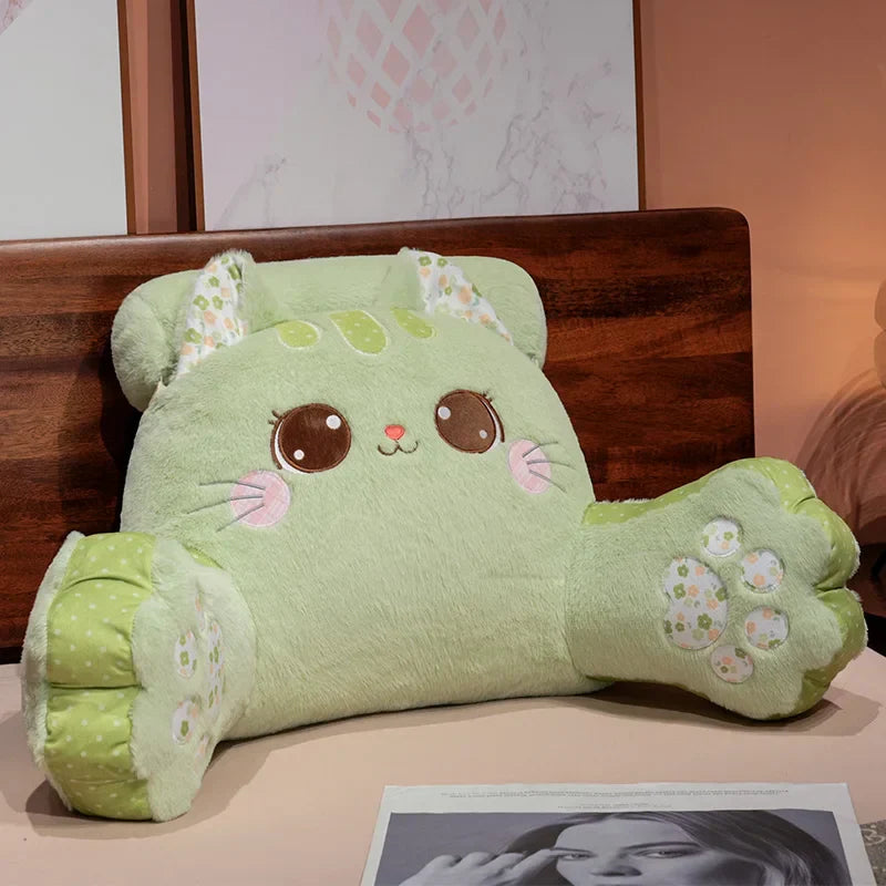 Coussin Kawaii Chat Peluche Décoration Chambre Enfants