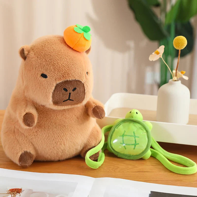 Peluches Capybara Tortue pour enfants et collectionneurs