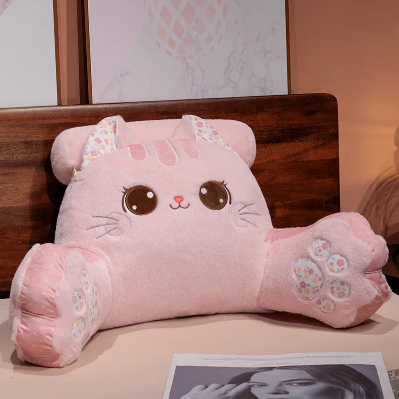 Coussin Kawaii Chat Peluche Décoration Chambre Enfants