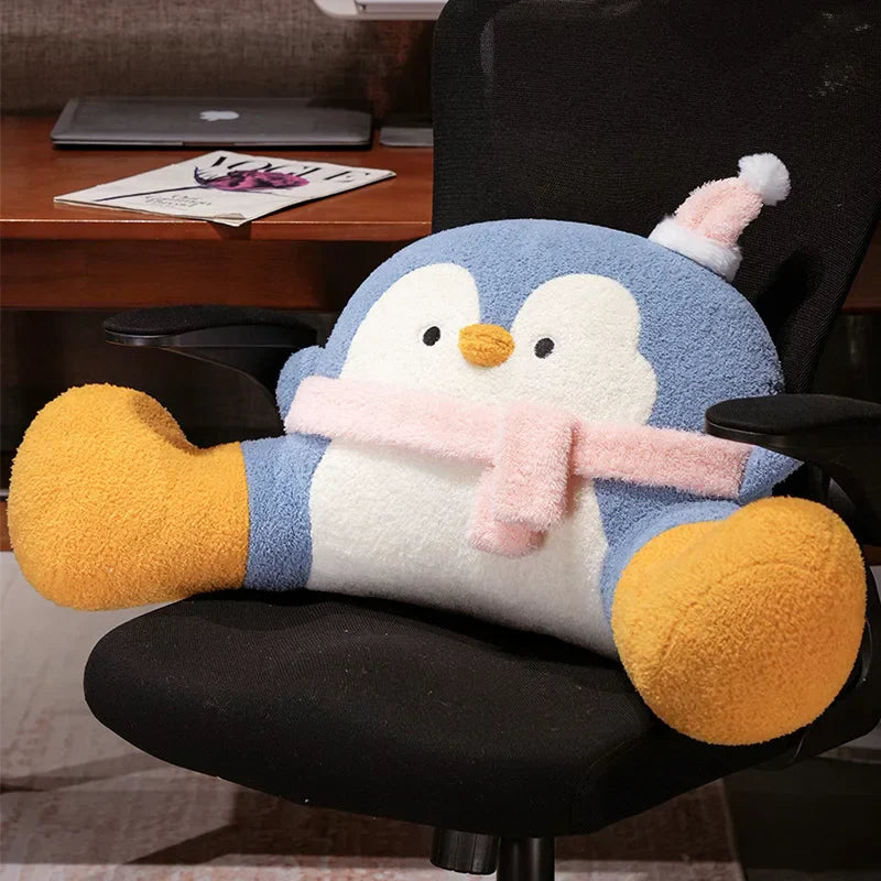 Coussin de soutien dorsal Pingouin pour enfant et canapé