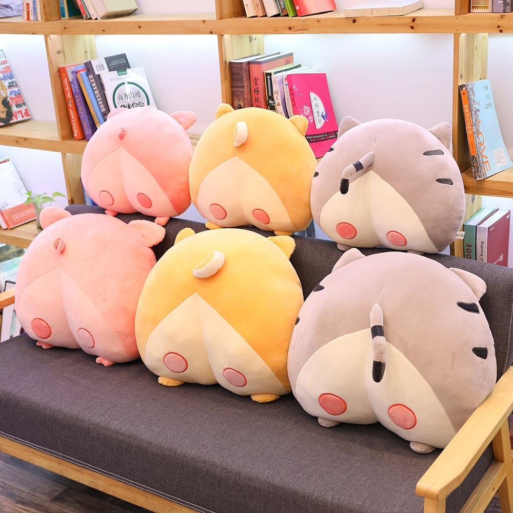 Coussin Bumbum Animal en peluche pour décoration chambre enfant
