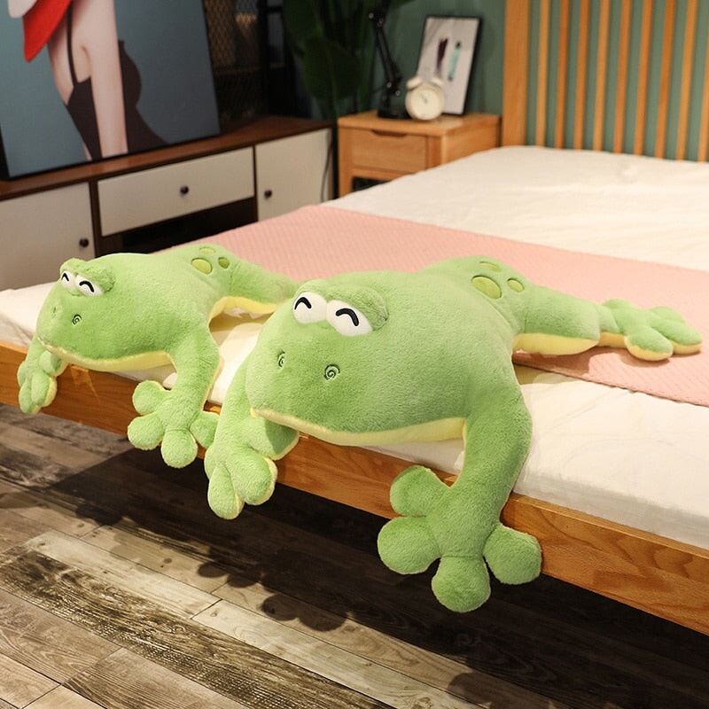 Grenouille en peluche grande jouet peluche pour enfants et adultes