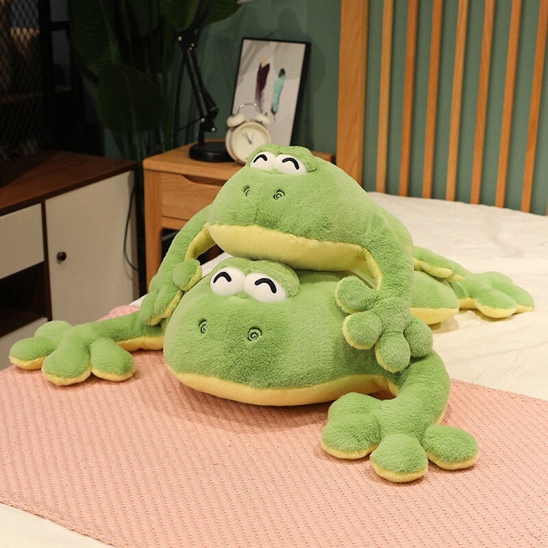 Grenouille en peluche grande jouet peluche pour enfants et adultes