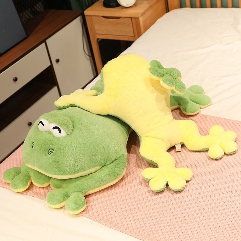 Grenouille en peluche grande jouet peluche pour enfants et adultes
