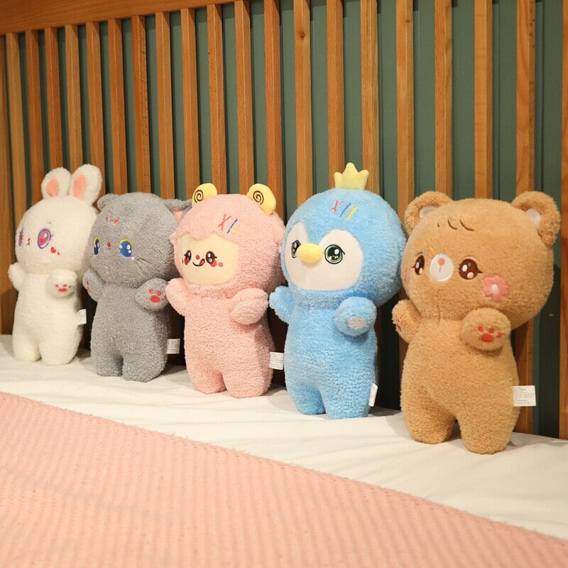 Peluche animaux en tissu pour enfants et collectionneurs