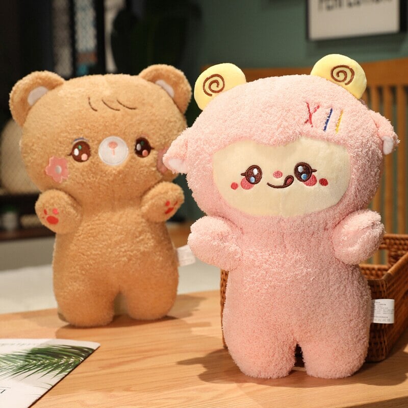 Peluche animaux en tissu pour enfants et collectionneurs