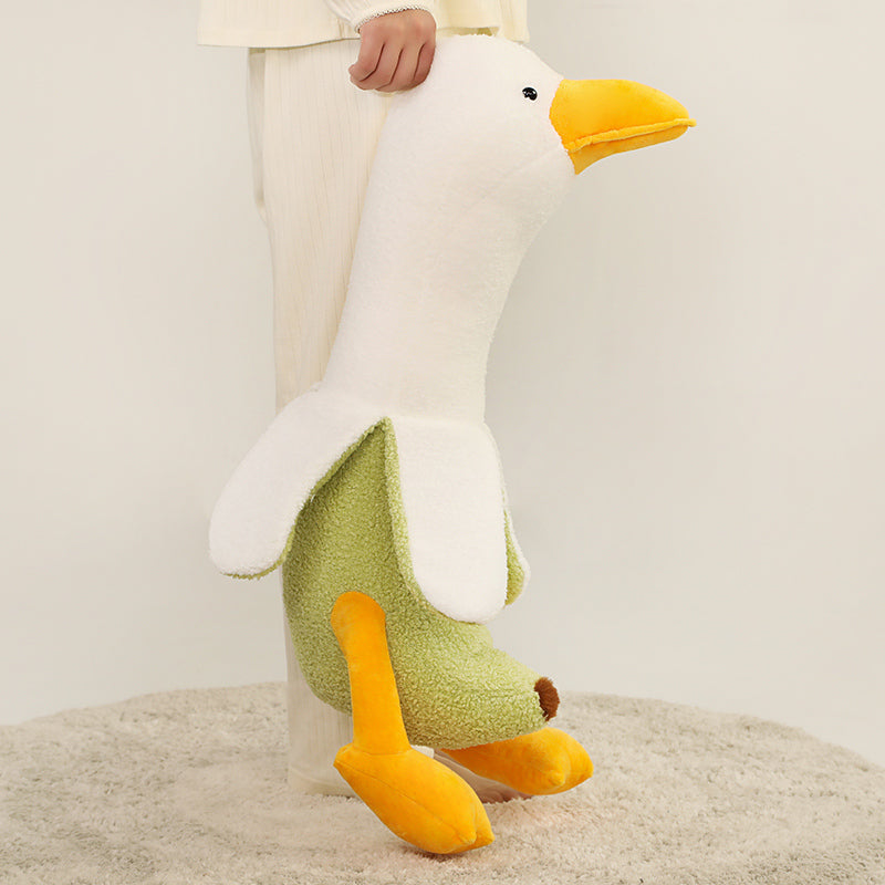 Figurine peluche canard banane jouet enfants collectionneurs