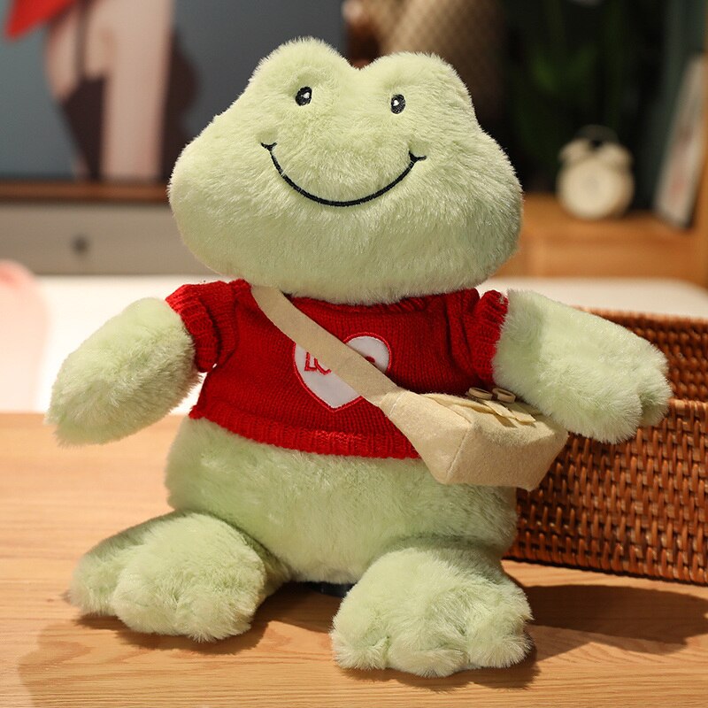 Peluche Grenouille Douce pour Enfants et Collectionneurs