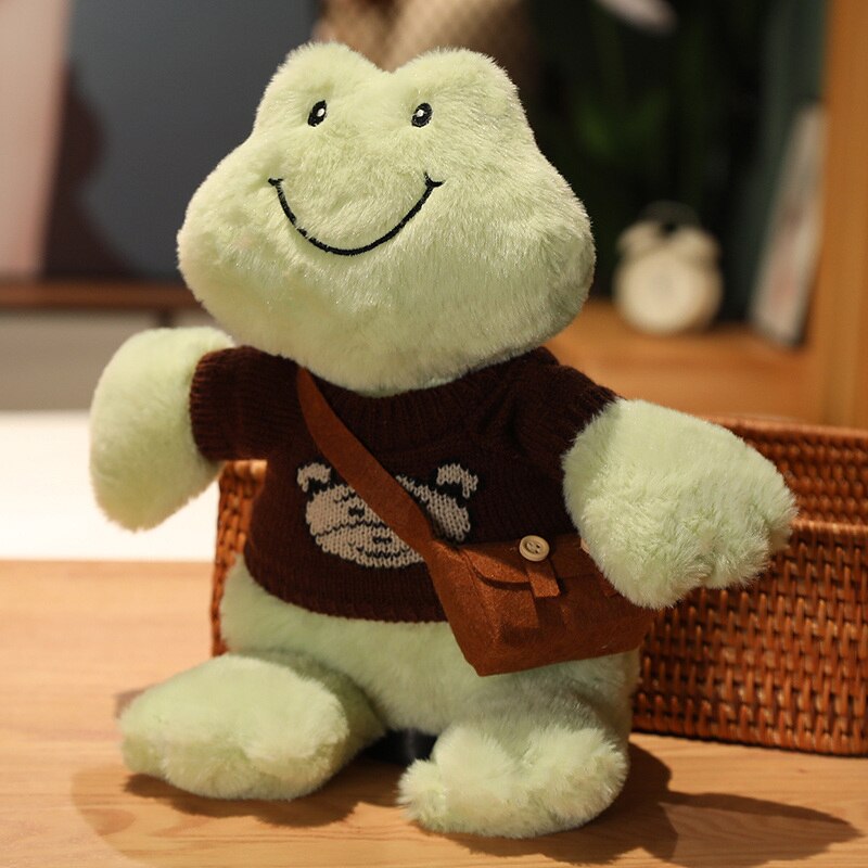 Peluche Grenouille Douce pour Enfants et Collectionneurs