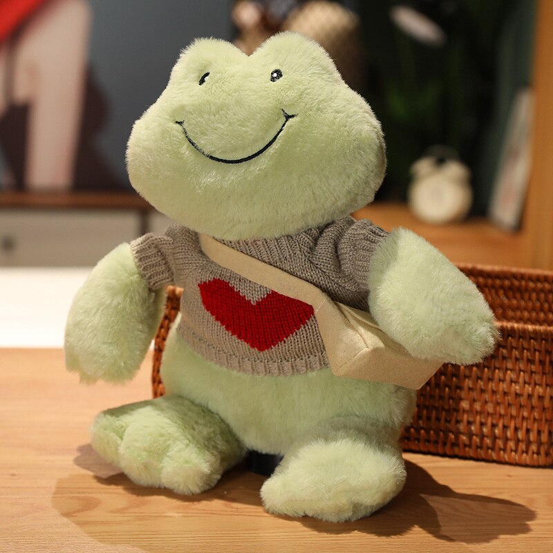 Peluche Grenouille Douce pour Enfants et Collectionneurs