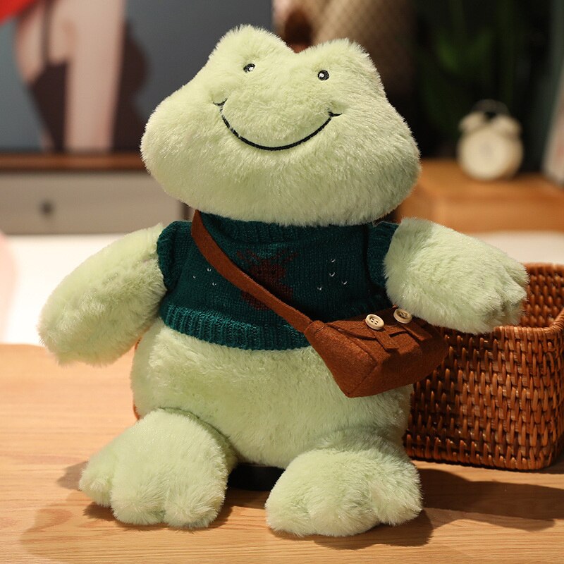 Peluche Grenouille Douce pour Enfants et Collectionneurs