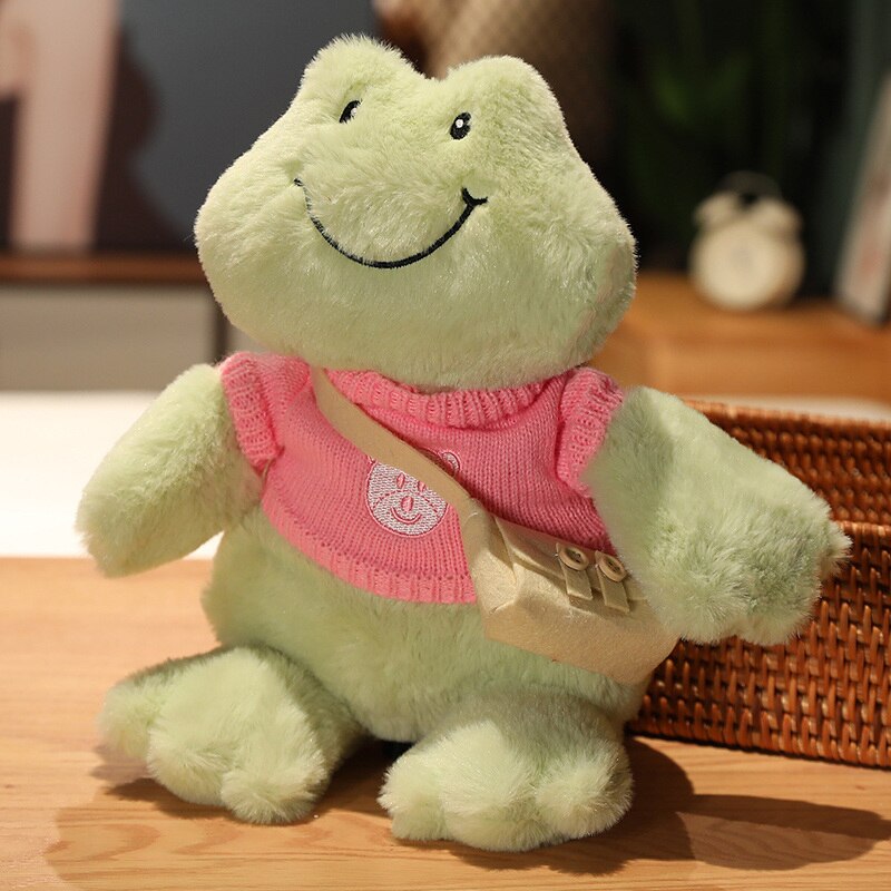 Peluche Grenouille Douce pour Enfants et Collectionneurs
