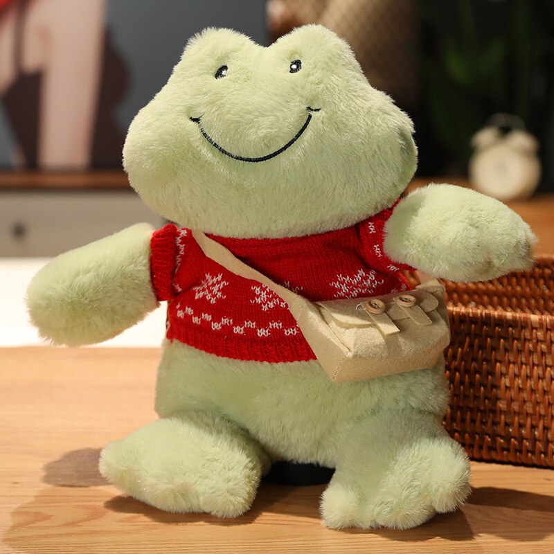 Peluche Grenouille Douce pour Enfants et Collectionneurs