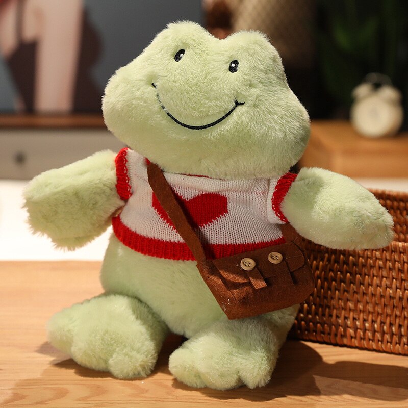 Peluche Grenouille Douce pour Enfants et Collectionneurs