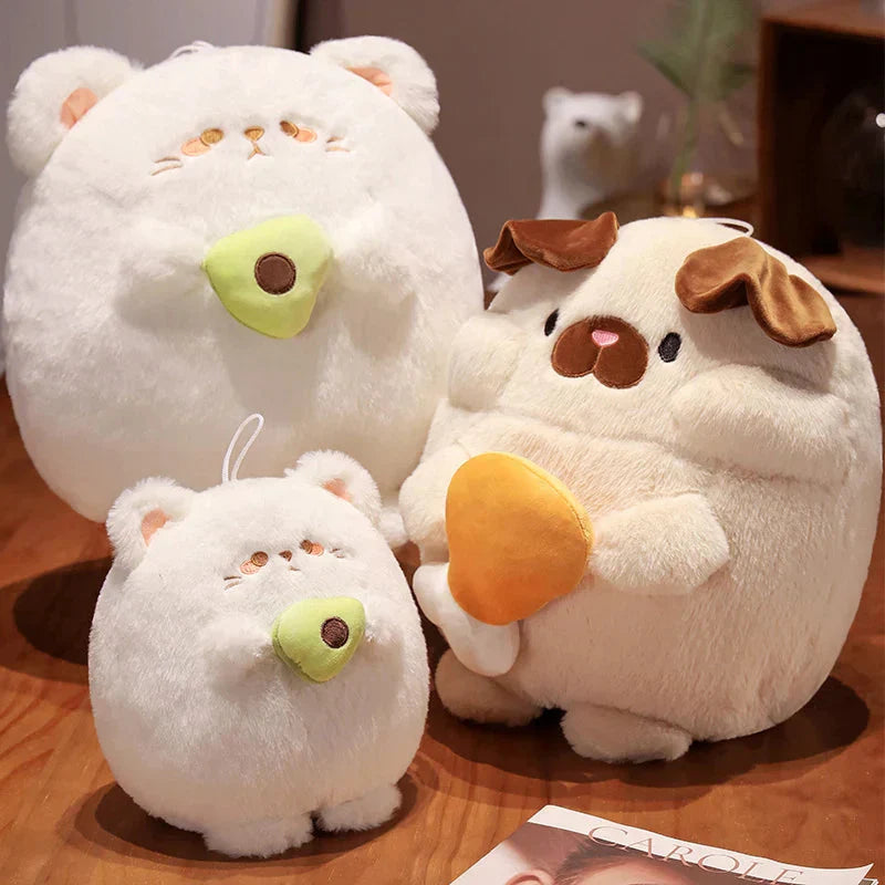 Peluches Chiens Chats pour Animaux de Compagnie et Enfants