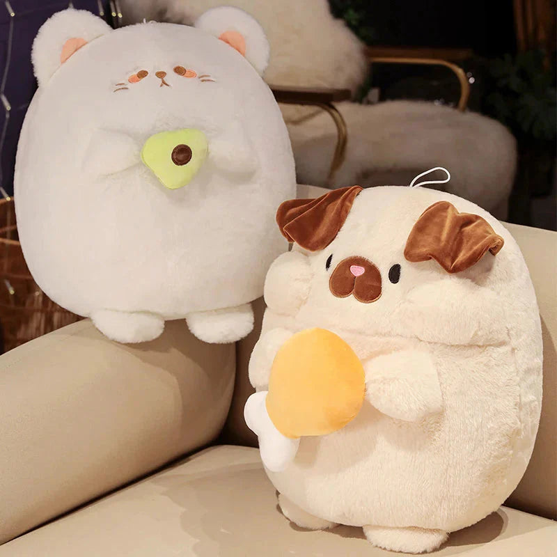 Peluches Chiens Chats pour Animaux de Compagnie et Enfants