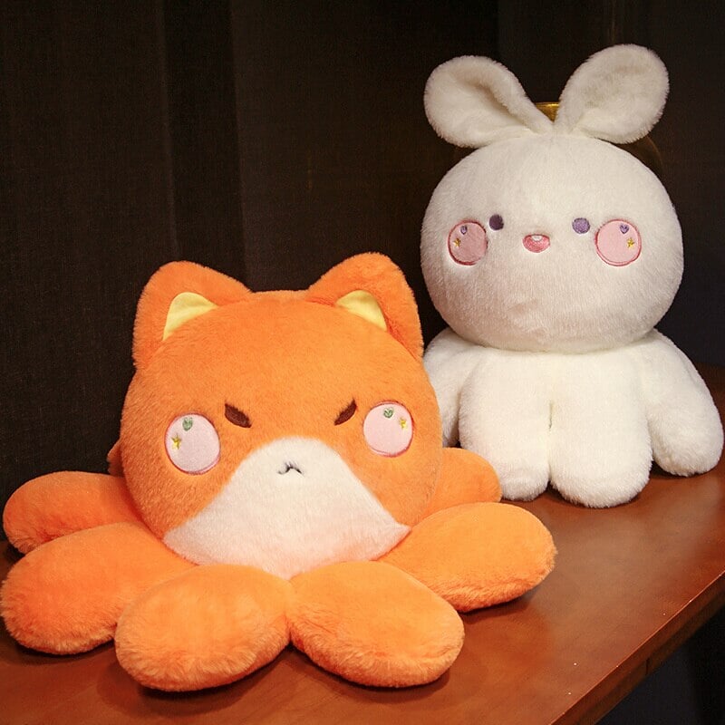 Peluches Renard Chat Lapin Ours Douces Enfants