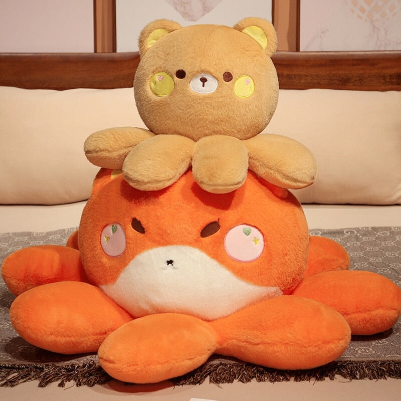 Peluches Renard Chat Lapin Ours Douces Enfants