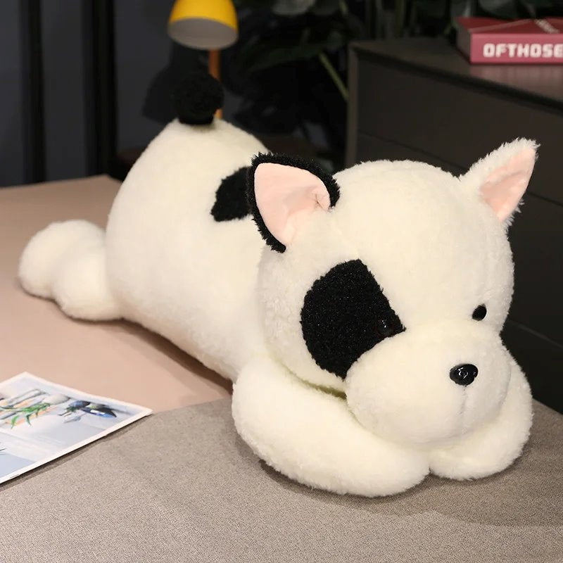 Chien en Peluche Géant à Pois Doux