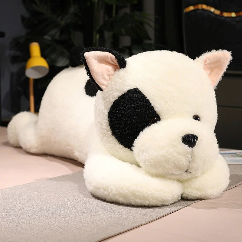 Chien en Peluche Géant à Pois Doux