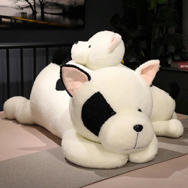 Chien en Peluche Géant à Pois Doux