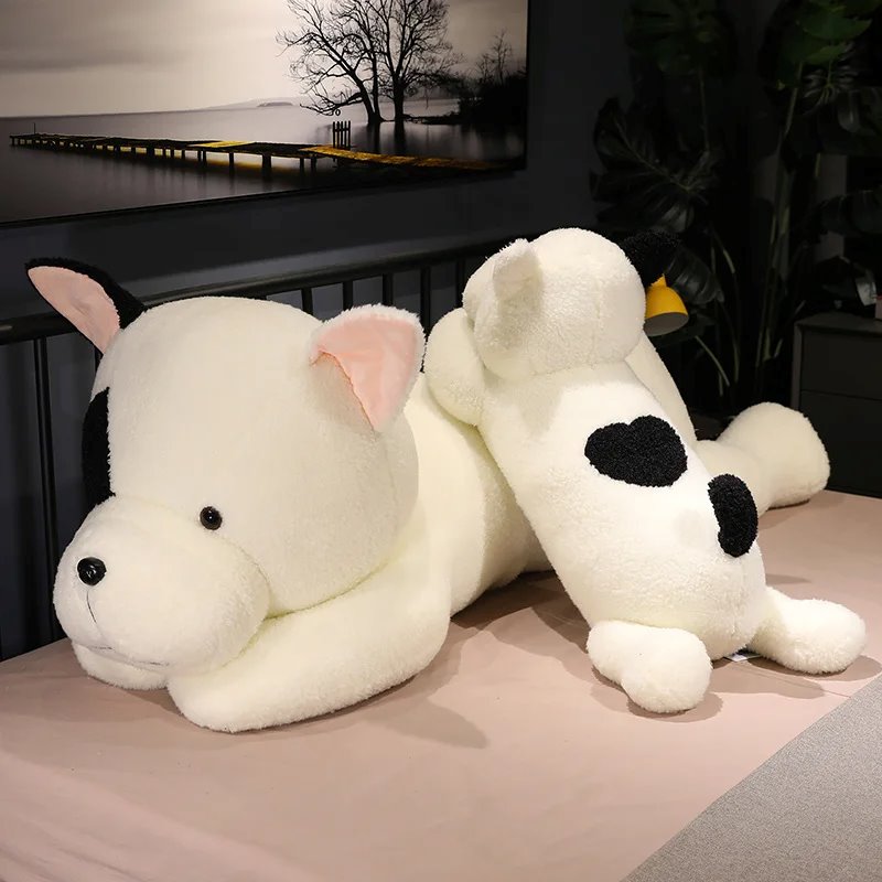 Chien en Peluche Géant à Pois Doux