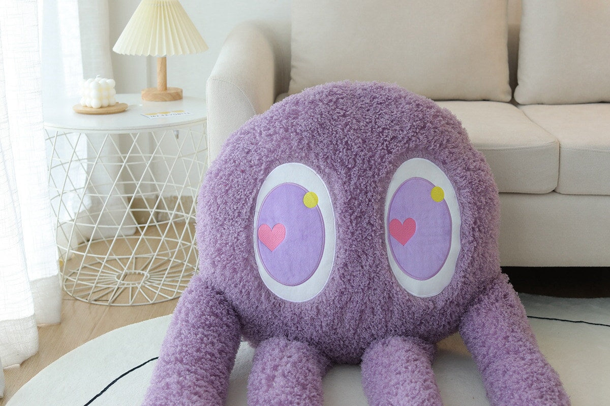 Pieuvre en peluche géante avec 4 bras pour enfants