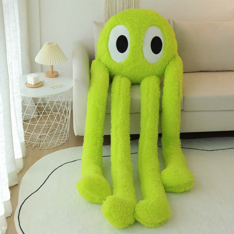 Pieuvre en peluche géante avec 4 bras pour enfants