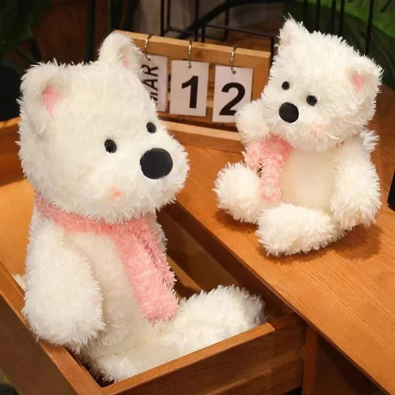 Chien en peluche West Highland Terrier pour enfants