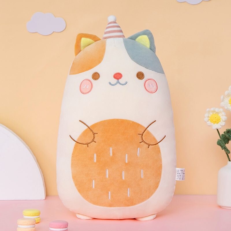 Coussins en Peluche Kawaii Pancake Animaux Mignons Jouets Peluche
