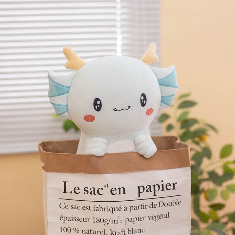 Peluche Axolotl pour enfants et collectionneurs