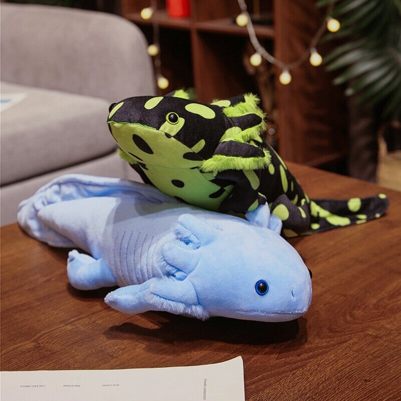 Axolotl en Peluche Réaliste pour Enfants et Collectionneurs