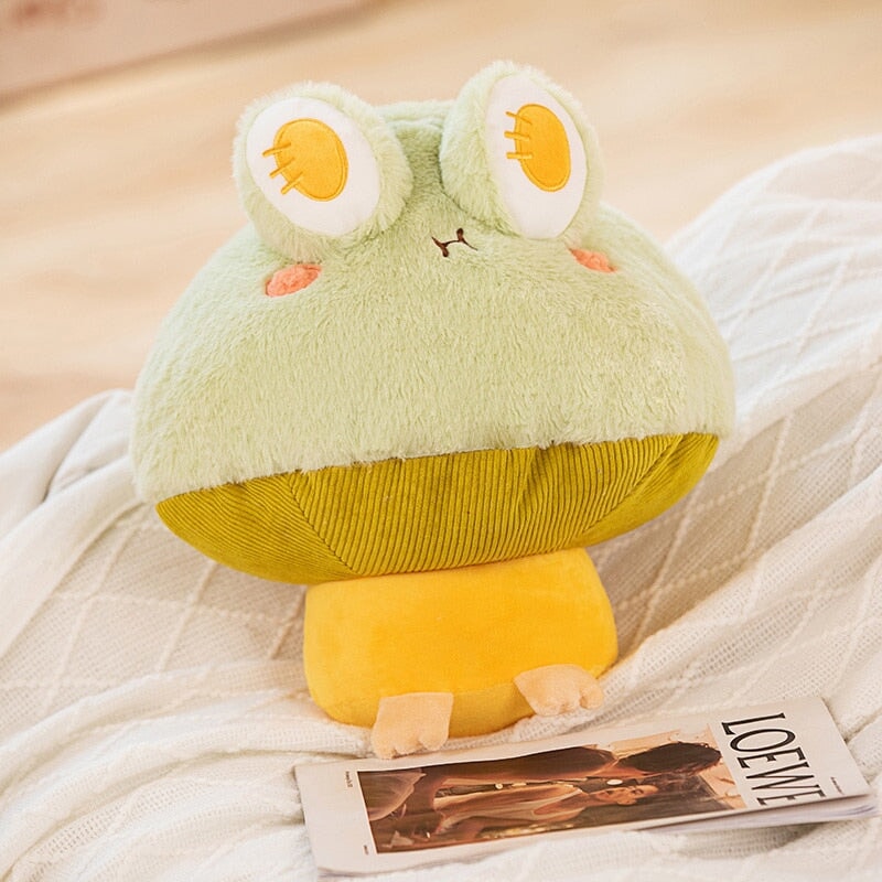 Peluche Grenouille Champignon Kawaii pour Enfants