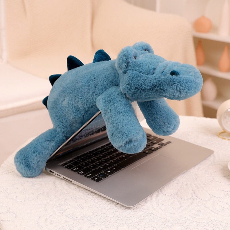 Peluches Renard Raton Laveur Crocodile Amis en Peluche