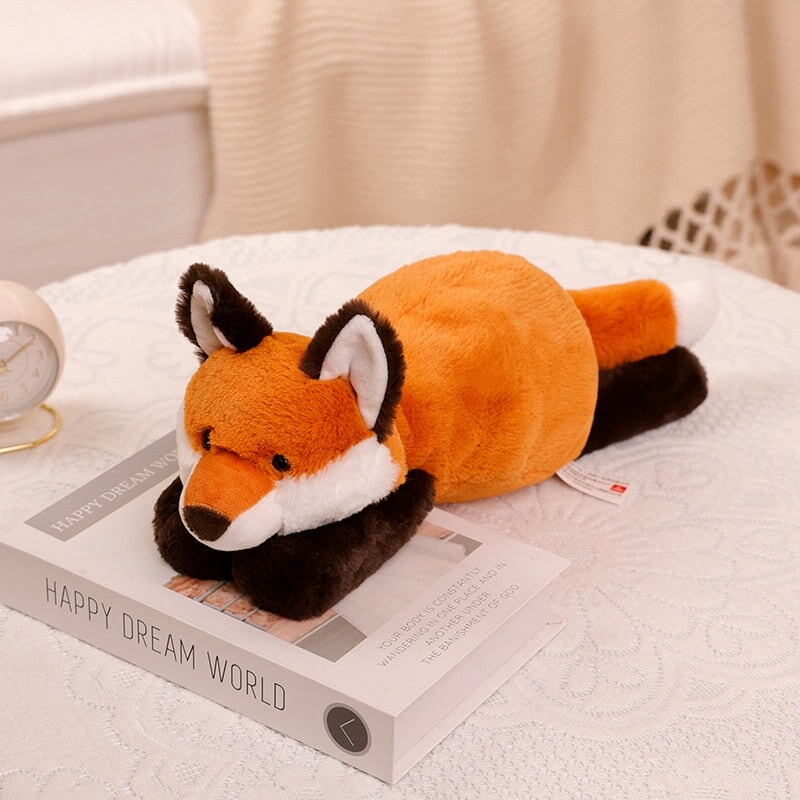 Peluches Renard Raton Laveur Crocodile Amis en Peluche