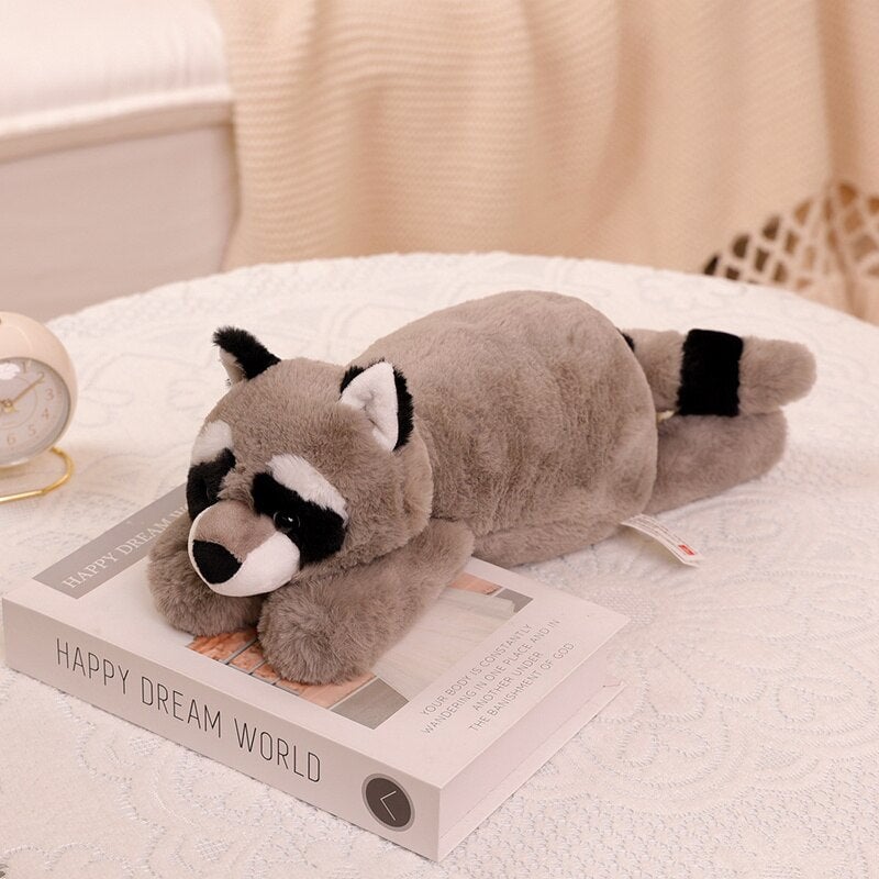 Peluches Renard Raton Laveur Crocodile Amis en Peluche