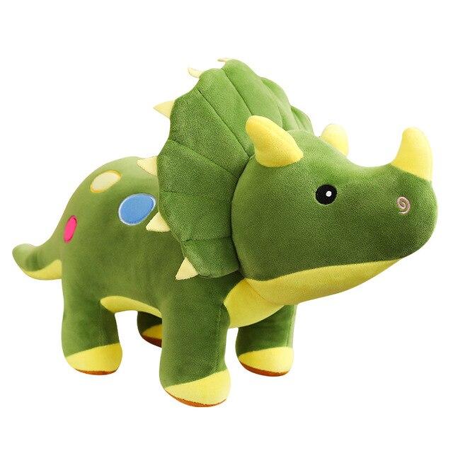 Dinosaure en Peluche Petit Dino à Cornes pour Enfants
