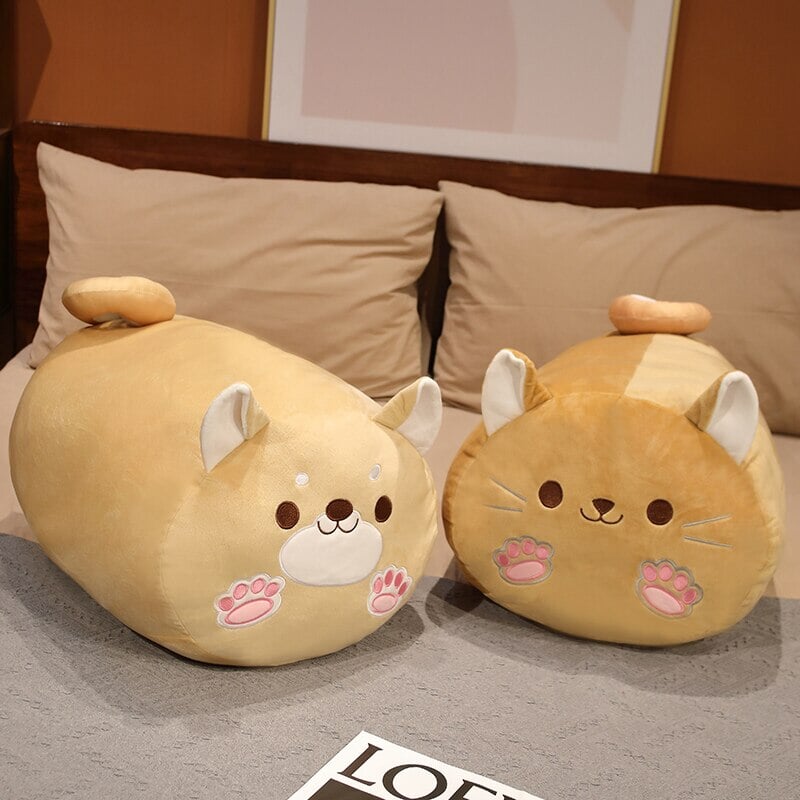 Coussin Peluche Shiba Inu Kawaii