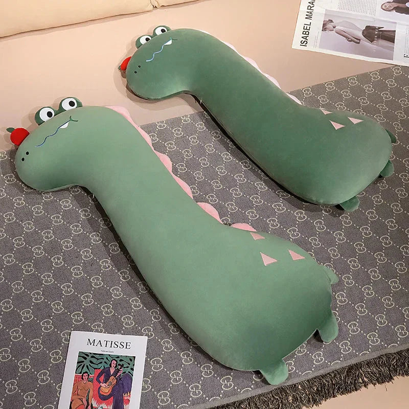Coussin Peluche Dino Chien Crocodile Girafe Coussins Animaux Enfants