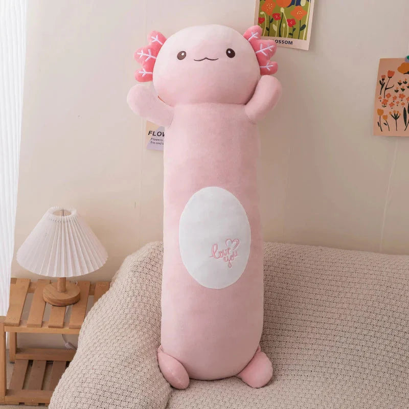 Axolotl en Peluche pour Enfants 2024 Peluches de Poisson Douillets