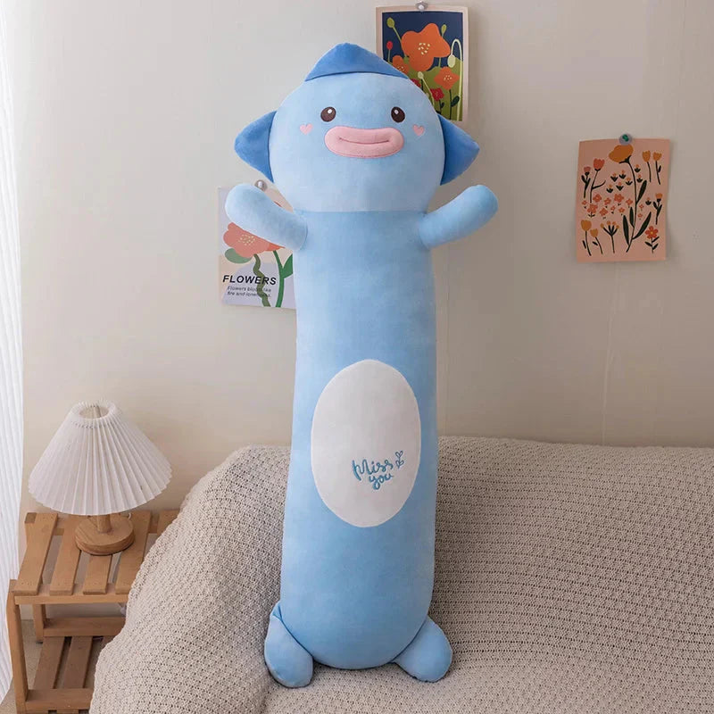 Axolotl en Peluche pour Enfants 2024 Peluches de Poisson Douillets