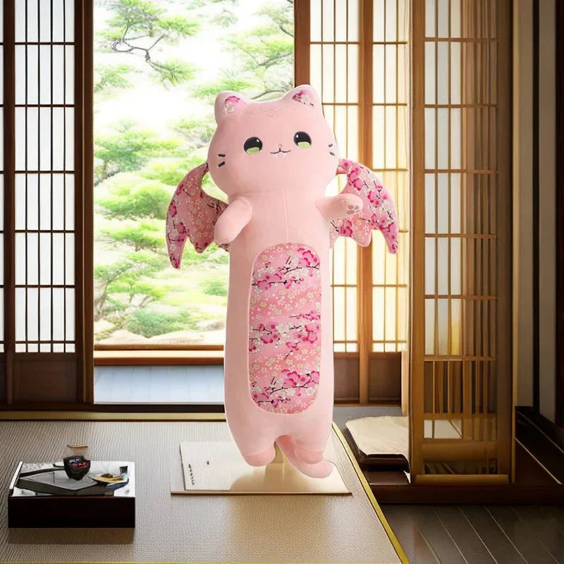 Jouets en peluche chat longs câlins pour enfants