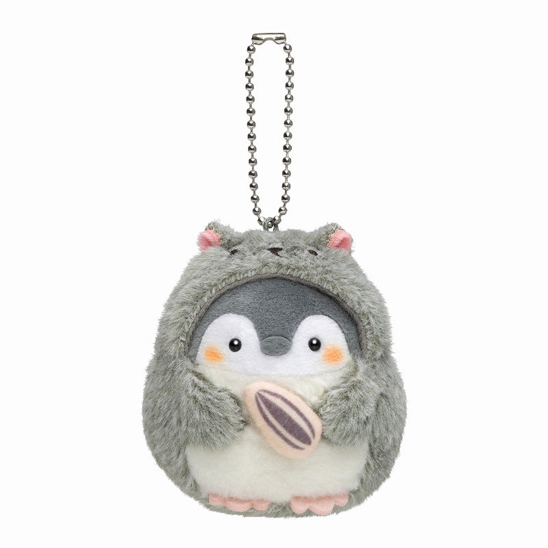 Porte-clés Pingouin Hamster Pendentif Peluche
