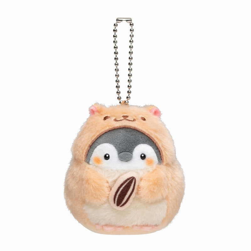 Porte-clés Pingouin Hamster Pendentif Peluche