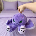 Octopus Plush Toy with Happy and Angry Mood Faces for Kids