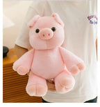 Cute Pig Plush Toy with Soft Stuffed Farm Animal Design for Kids
